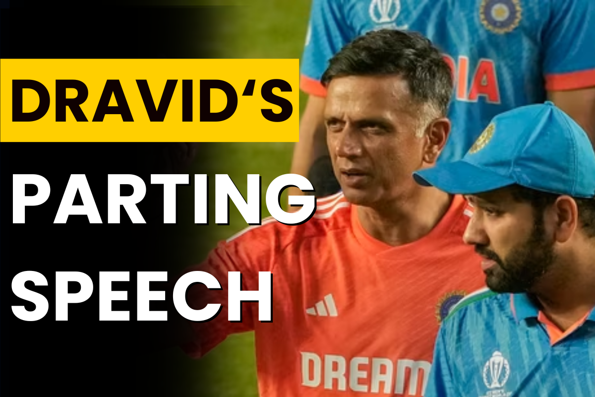 Dravid's Parting Speech