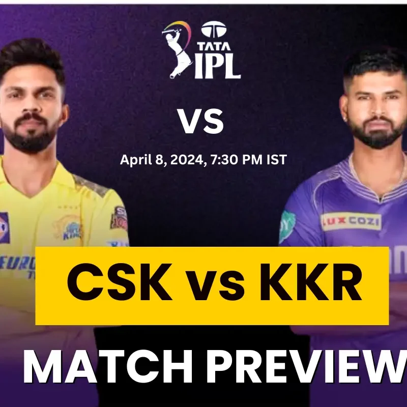 CSK vs KKR Match Preview: Will KKR be able to defeat Chennai at their Home Ground?