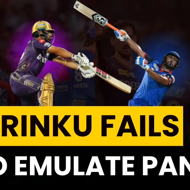 Watch: Rinku Singh fails to try Pant’s One-hand Shot! Gives away his wicket to David Warner