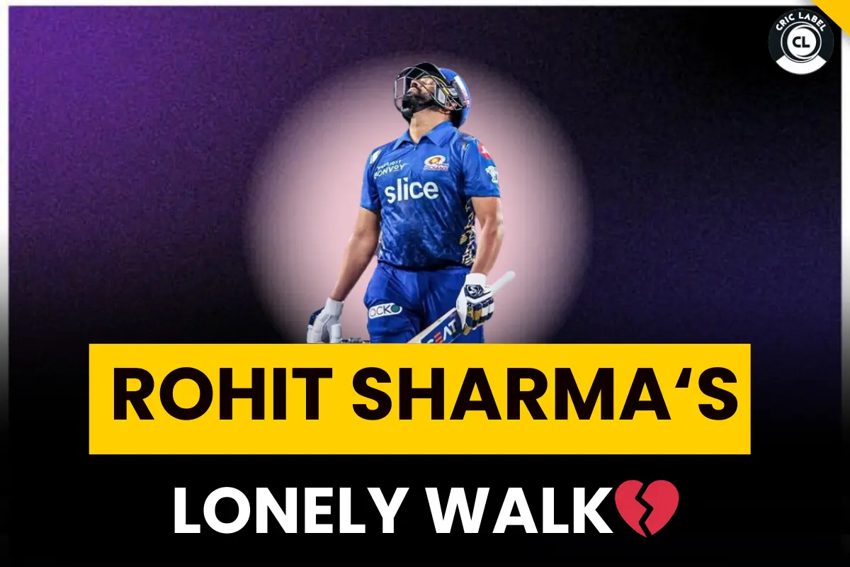 Rohit Sharma's Lonely Walk After MI vs CSK Loss