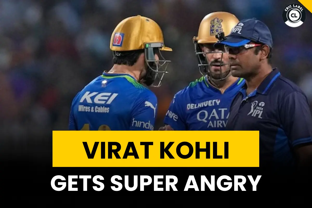 Virat Kohli gets super angry